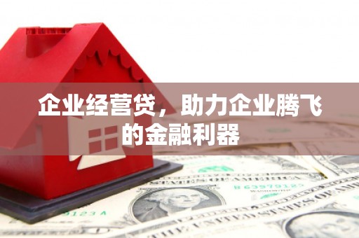 本溪企业经营贷，助力企业腾飞的金融利器