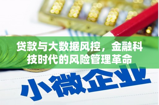本溪贷款与大数据风控，金融科技时代的风险管理革命