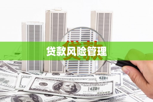本溪贷款风险管理