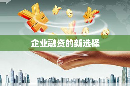 本溪企业融资的新选择