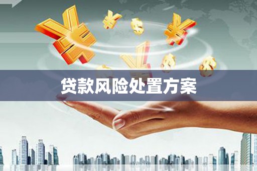 本溪贷款风险处置方案