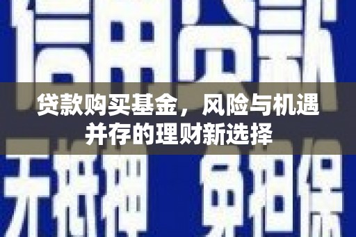 本溪贷款购买基金，风险与机遇并存的理财新选择