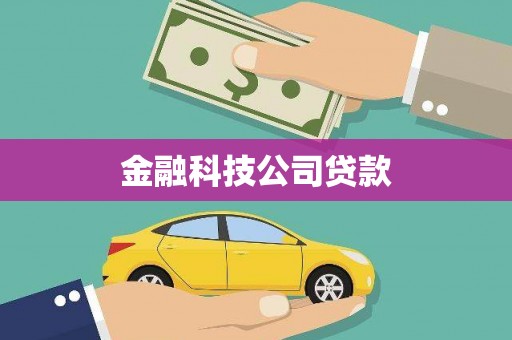 本溪金融科技公司贷款