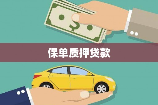 本溪保单质押贷款
